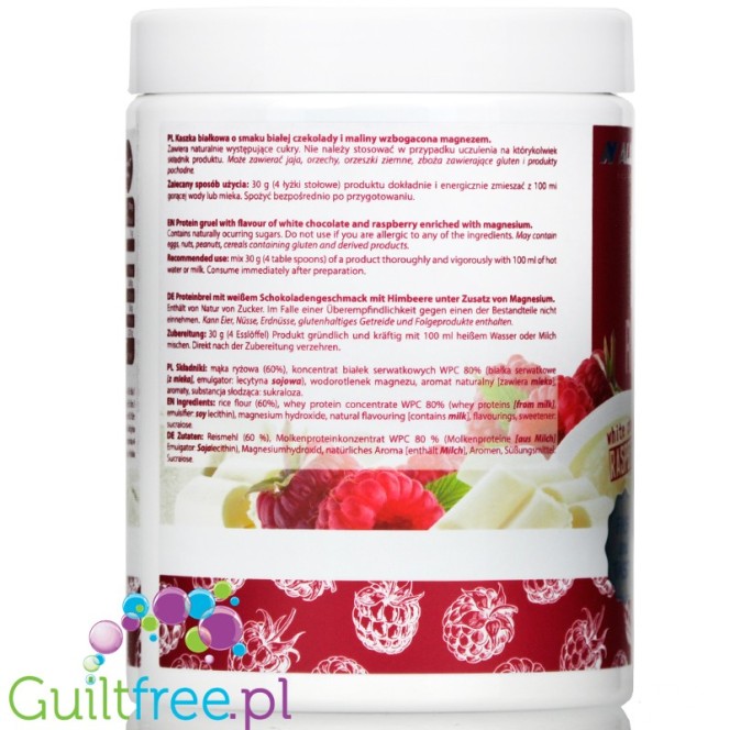 AllNutrition Protein Rice Porridge White Chocolate Raspberry 400g