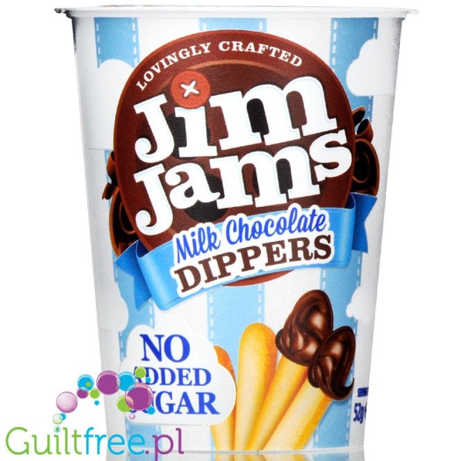 Jim Jams Milk Chocolate Dipper - mini breadsticks & sugar free milk chocolate sauce
