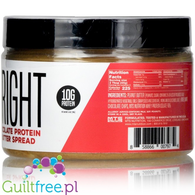 MTS Nutrition - Outright Spread Peanut Butter White Chocolate