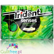Trident Senses Rainforest Mint miętowa guma do żucia bez cukru