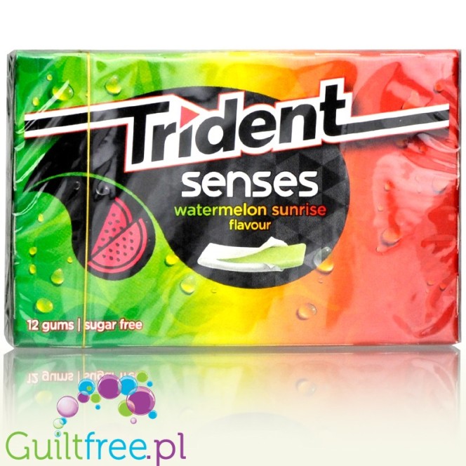 Trident Senses Watermelon Sunrise sugar free chewing gum
