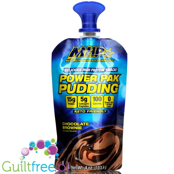 MHP Power Pak High Protein Pudding Natural Chocolate Flavor