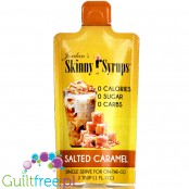 Skinny Syrups Salted Caramel squeeze tub