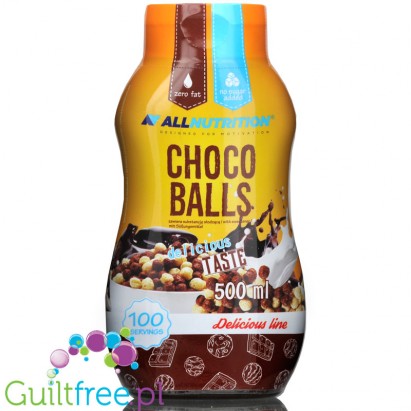 AllNutrition Milky-Choco Balls syrop zero kalorii