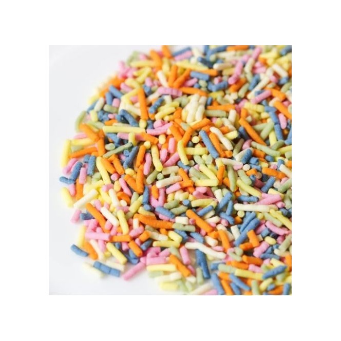 Keto Sprinkles, Sugar Free Sprinkles, 1g Net Carb, Large Value Size Bag, 6  oz, Non-GMO, Dye Free, Plant-Based, Vegan, Gluten Free, All Natural, No  Artificial Coloring(Rainbow, 4 Pack) 