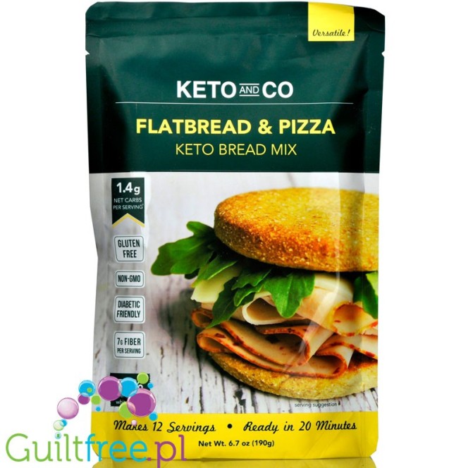 Keto & Co, Flatbread & Pizza Keto Bread Mix