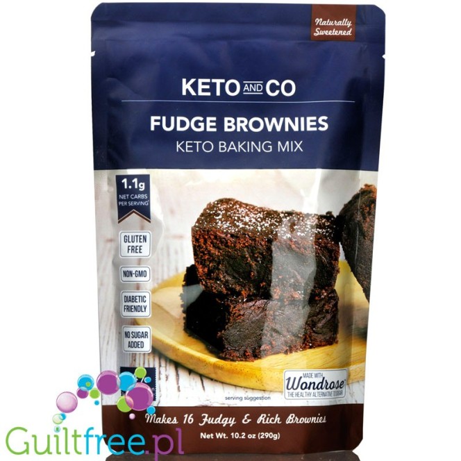 Keto & Co, Fudge Brownies Keto Baking Mix