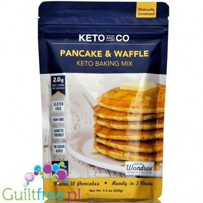 Keto & Co, Pancake & Waffle Keto Baking Mix