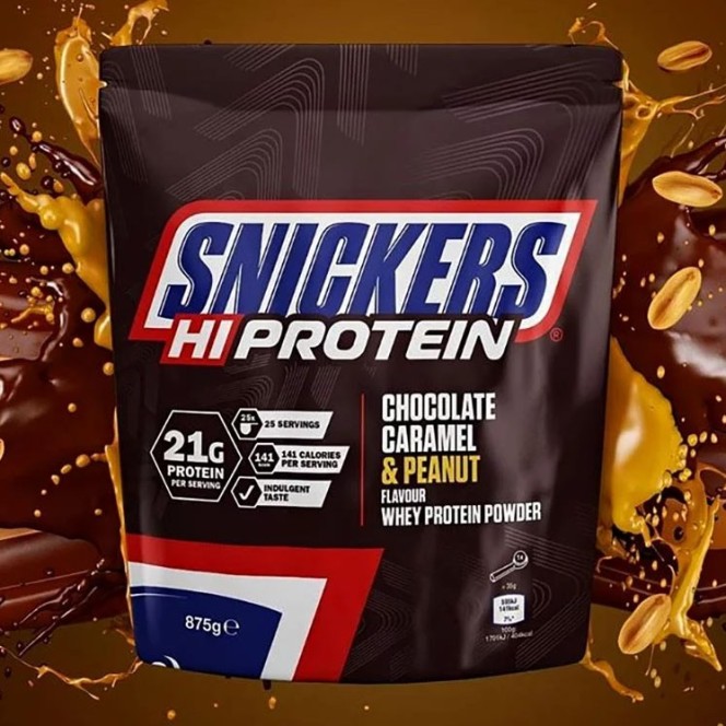 Mars Hi-Protein Whey Protein Powder Chocolate, Caramel & Peanut(875g)