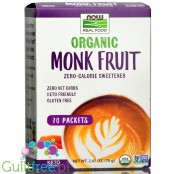 NOW Foods  Monk Fruit Packets, Organic