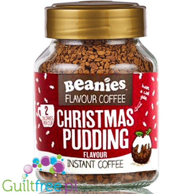 Beanies Christmas Pudding  instant flavored coffee 2kcal pe cup