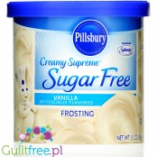 Pillsbury Creamy Supreme Sugar Free Vanilla Frosting - waniliowa polewa do ciasta bez cukru