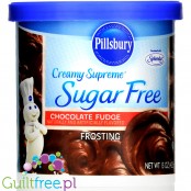 Pillsbury Creamy Supreme Sugar Free Chocolate Fudge Frosting - gotowa czekoladowa polewa do ciasta bez cukru