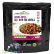 Performance Meals Indian-Style Beef with Red Lentils - prepared dish Indian beef with red lentils 100% natural ingredients