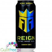 REIGN Total Body Fuel Lemon HDZ zero calorie & sugar free energy drink with BCAA