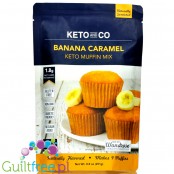Keto & Co Cake Mix, Banana & Caramel  - mix do keto ciasta