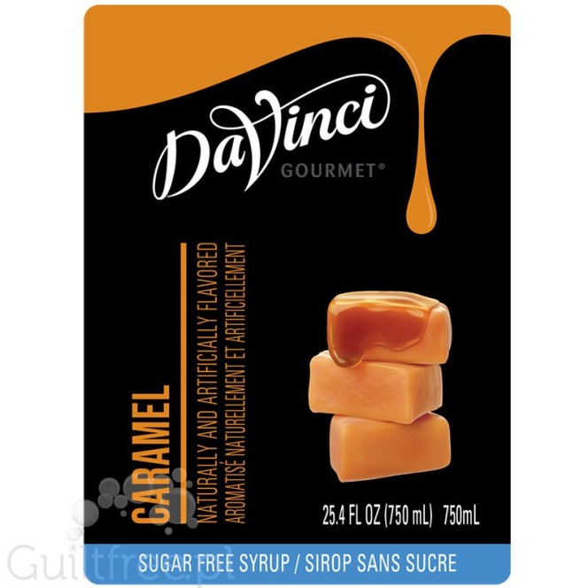 DaVinci Gourmet Syrup Sugar Free Caramel 750ml
