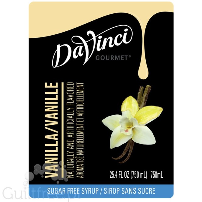 DaVinci Gourmet Syrup Sugar Free Vanilla - syrop do kawy bez cukru i  kalorii (Wanilia)