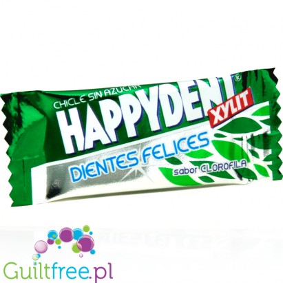 Happydent Xylit Chlorofil sugar free chewing gum