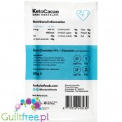 Funky Fat Foods KetoCacao Coconut - keto chocolate with MCT, dark & coconut