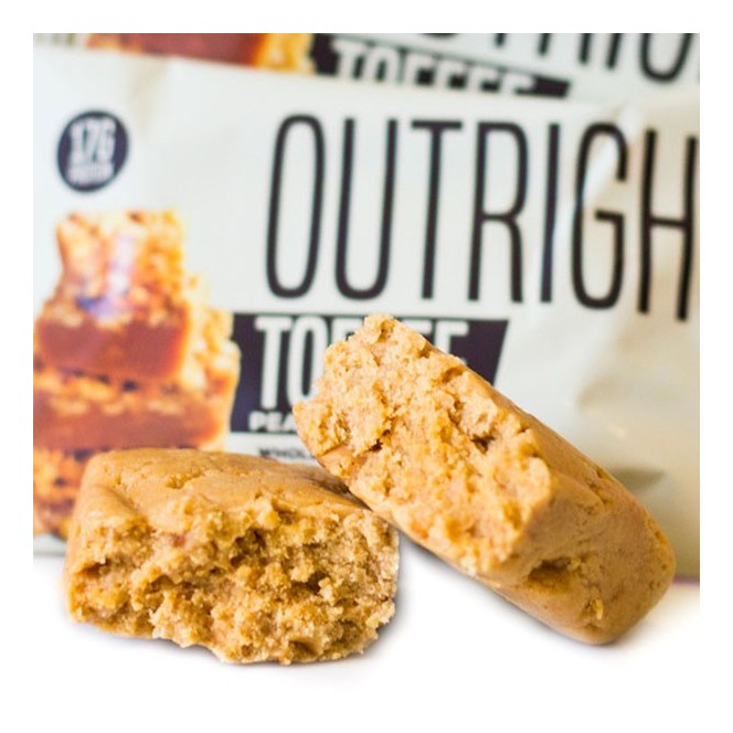 MTS Outright Bar Toffee Peanut - baton białkowy z WPI 90