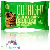 MTS Outright Bar Vegan Choc Chip Peanut Butter - wegański baton białkowy z WPI 90, bez słodzików, Czekolada & Masło Orzechowe