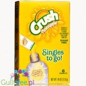 Crush Singles to Go 6 pack - Pineapple, sugar free instant sachets