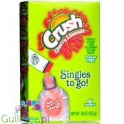 Crush Singles to Go Cherry Limeade  - saszetki bez cukru, napój instant, Wiśnia & Limonka