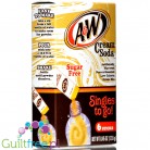 A&W Cream Soda Singles to Go - saszetki bez cukru, napój instant