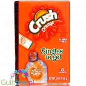 Crush Singles to Go 6 pack - Orange, sugar free instant sachets