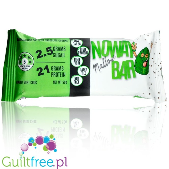 ATP Science Noway Mallow Bar Minted Mint - Gut Friendly Collagen Based Keto Protein Bar