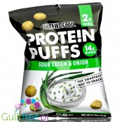 Shrewd Food Protein Puffs Sour Cream & Onion - proteinowe chrupki serowe