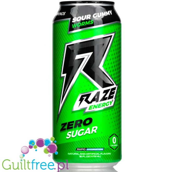REPP Sports Raze Energy Sour Gummy zero calorie energy drink