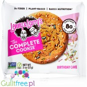 Lenny & Larry Complete Cookie Birthday Cake Wegańskie Ciacho Proteinowe Nowy Rozmiar