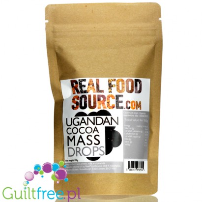 RealFoodSource Ugandan Roasted Cocoa Mass Drops