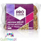 Profusion Rye & Flax Protein - ready to eat low carb protein bread