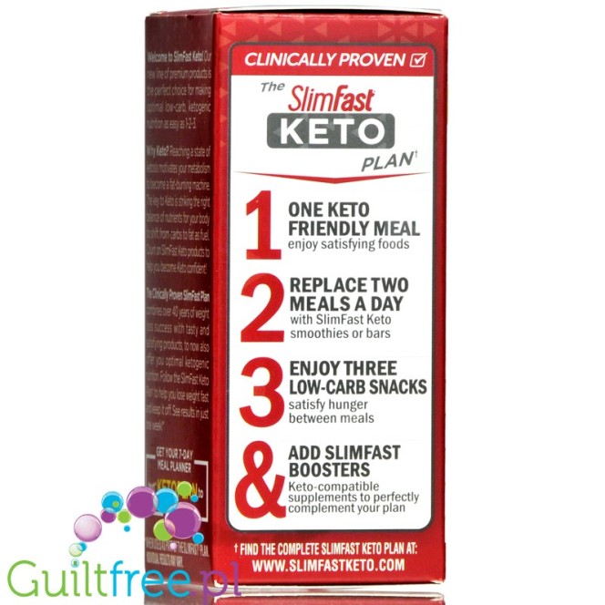 SlimFast Keto Ketone Test Strips 100szt - ketonowe testy paskowe do monitorowania ciał ketonowych