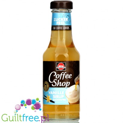 Schwartau Coffee Shop Vanilla coffee syrup, sugar free, contains sweetener