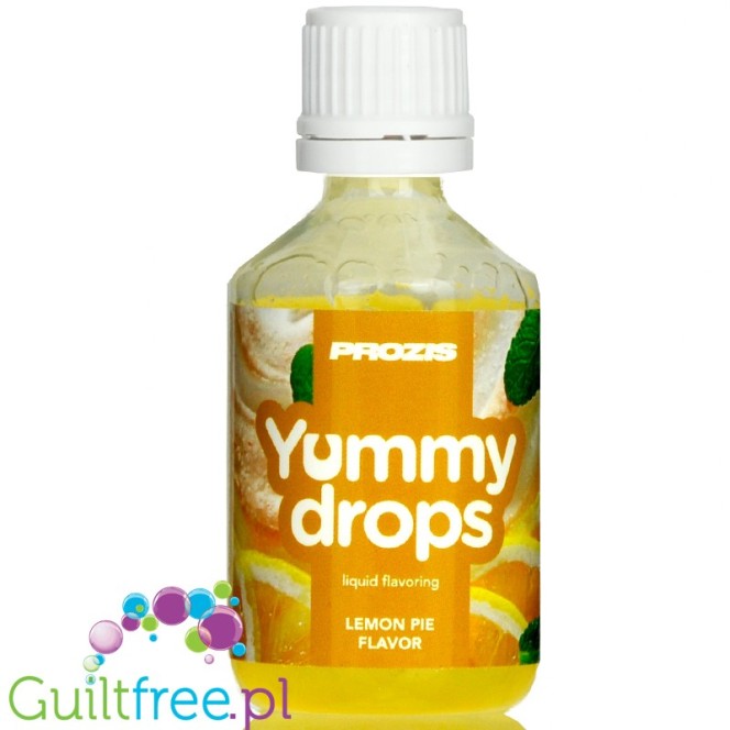 Prozis Yummy Drops Lemon Pie liquid sweetened flavoring drops