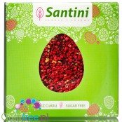 Santini Wielkanoc - ciemna czekolada bez cukru z ksylitolem, z malinami