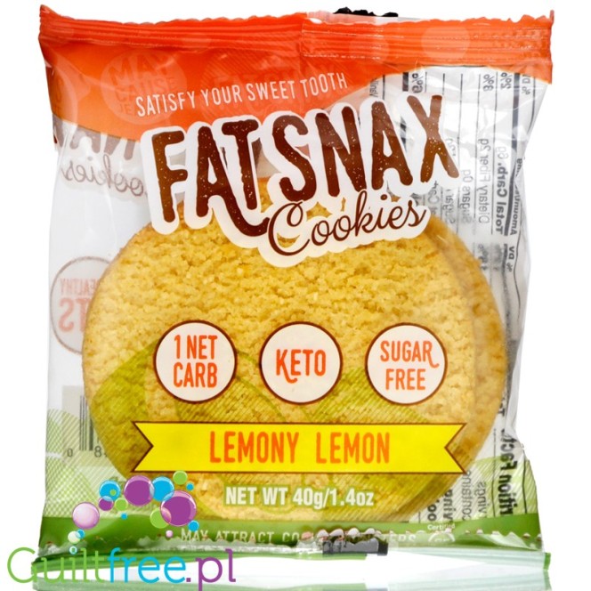 Fat Snax Cookies, Lemony Lime