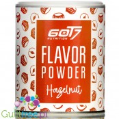 Got7 Flavor Powder Hazelnut - aromat słodzący w proszku, Orzech Laskowy