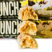 Warrior Crunch Banoffe Pie protein bar with crunchy crispies