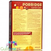 Turtle Porridge Carrot Cake - organiczna owsianka bez dodatku cukru