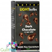 Zotter LightBulbs Dark - żarówki z ciemnej czekolady z erytrolem 