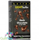 Zotter LightBulbs - dark chocolate 75% cocoa with erythritol