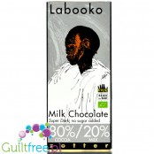 Zotter Labooko Super Dark Milk - milk chocolate 80% cocoa, no sugar nor sweeteners