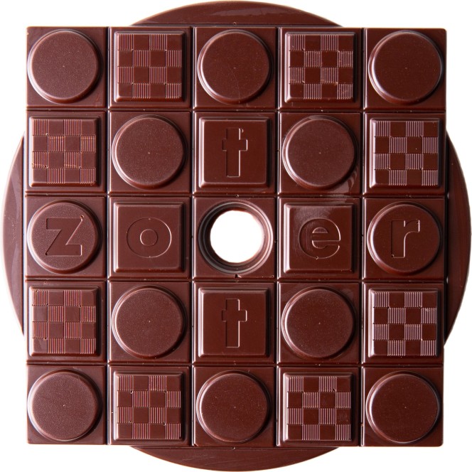 Zotter Quadratur des Kreises vegan dark chocolate 75% cocoa with erythritol