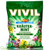Vivil Herbs & Mint - cukierki bez cukru miętowo-ziołowe
