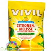 Vivil Lemon Balm - cukierki bez cukru z 8 witaminami, Cytryna & Melisa